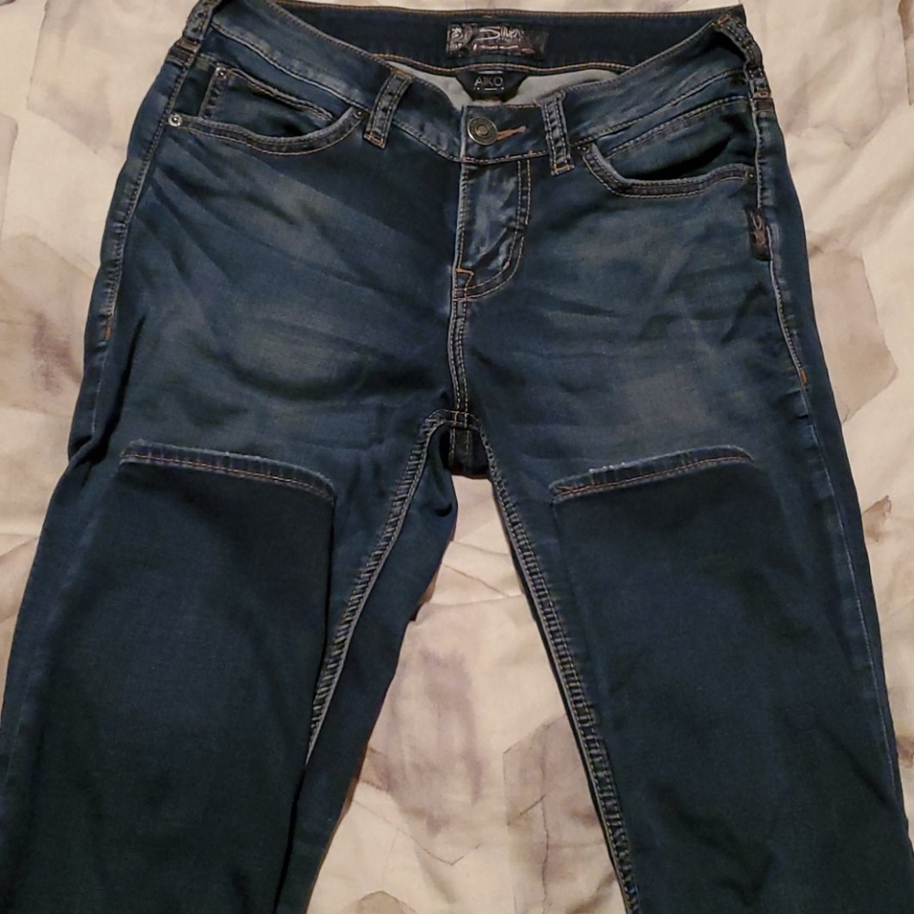 Silver Aiko Skinny Jeans